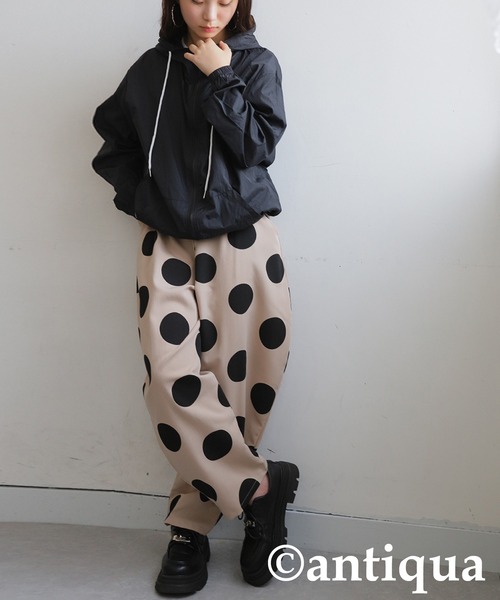 antiqua(アンティカ)の「ライトパーカー(パーカー・キッズ・グレー/ブラック・ONESIZE)」の8枚目の写真