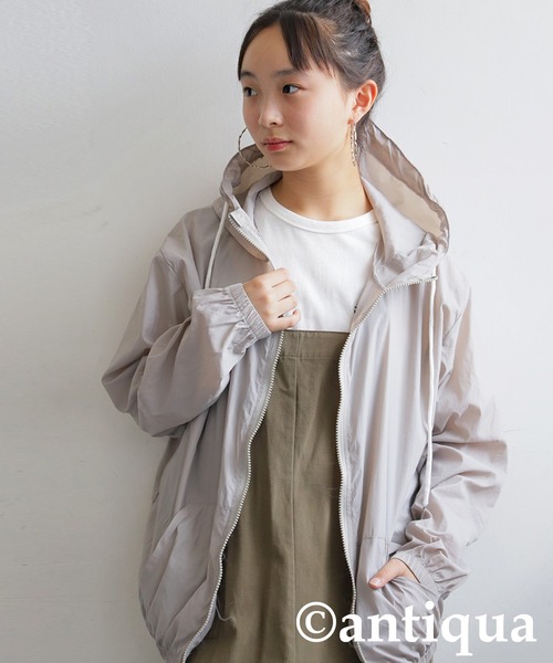 antiqua(アンティカ)の「ライトパーカー(パーカー・キッズ・グレー/ブラック・ONESIZE)」の9枚目の写真