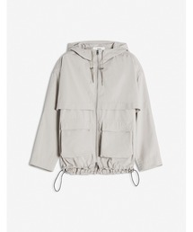 Maison Kitsune(]Lcl)HOODED ZIPPED WINDBREAKER(̑AE^[)