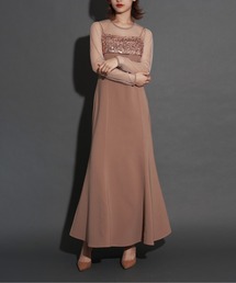 2way glitter bustier dress