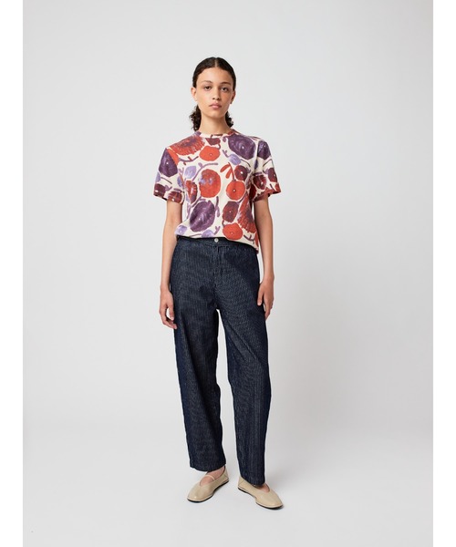 BOBO CHOSES(ボボショーズ)の「Dahlia pattern fitted T-shirt(Tシャツ/カットソー・レディース・オフホワイト・S/M/XS/XL/L)」の4枚目の写真
