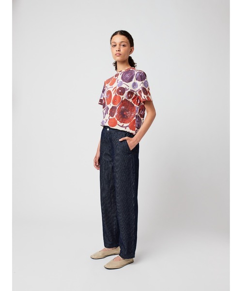 BOBO CHOSES(ボボショーズ)の「Dahlia pattern fitted T-shirt(Tシャツ/カットソー・レディース・オフホワイト・S/M/XS/XL/L)」の5枚目の写真