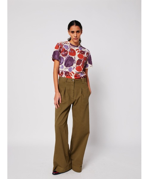 BOBO CHOSES(ボボショーズ)の「Dahlia pattern fitted T-shirt(Tシャツ/カットソー・レディース・オフホワイト・S/M/XS/XL/L)」の9枚目の写真