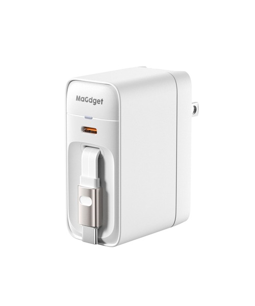 MaGdget（マジェット）の「〈MaGdget/マジェット〉Reel Adapter/リールアダプター 巻き取り式 充電器（スマホグッズ・メンズ・ブラック/ホワイト・ONE SIZE）」の8枚目の写真