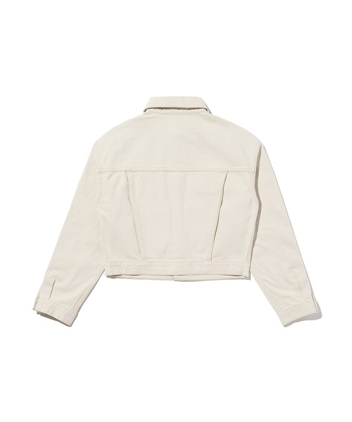 Levi's(リーバイス)の「Levi's/リーバイス BLUETAB(TM) SHANK トラッカージャケット(デニムジャケット・レディース・ホワイト・XS/S/M)」の4枚目の写真