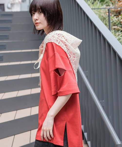 LAKOLE（ラコレ）の「マルチWAYレーススカーフ / 577757（バンダナ/スカーフ・レディース・アイボリー/オフホワイト・FREE）」の14枚目の写真