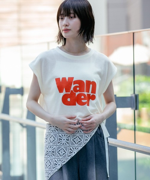 LAKOLE（ラコレ）の「マルチWAYレーススカーフ / 577757（バンダナ/スカーフ・レディース・アイボリー/オフホワイト・FREE）」の4枚目の写真