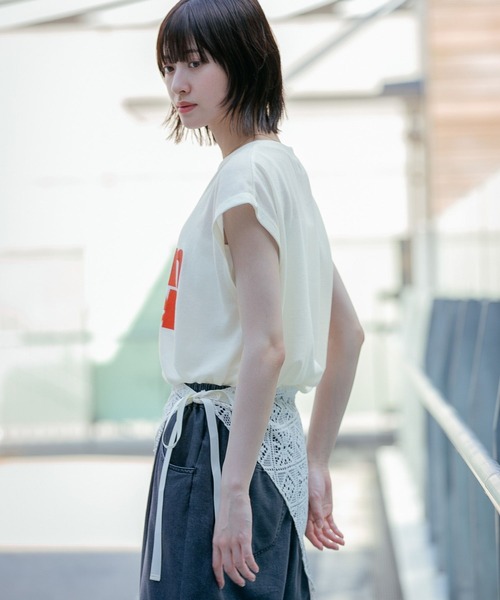 LAKOLE（ラコレ）の「マルチWAYレーススカーフ / 577757（バンダナ/スカーフ・レディース・アイボリー/オフホワイト・FREE）」の5枚目の写真