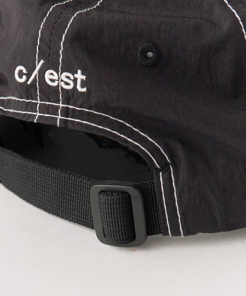 c/est（シーエ）の「c/est/シーエ CHRISTY キャップ（キャップ・レディース・ブラック/オフホワイト・FREE）」の7枚目の写真