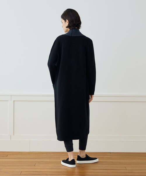 リサイクルカシミヤ ショールカラーコート WRBC2619（その他アウター
