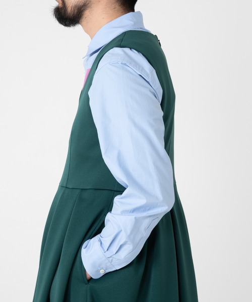 TXA（ティーエックスエー）の「門倉太久斗/22世紀ジェダイ jersey midi dress green（ワンピース・メンズ・グリーン・2/1）」の4枚目の写真