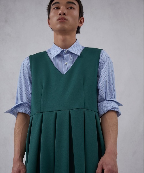 TXA（ティーエックスエー）の「門倉太久斗/22世紀ジェダイ jersey midi dress green（ワンピース・メンズ・グリーン・2/1）」の8枚目の写真