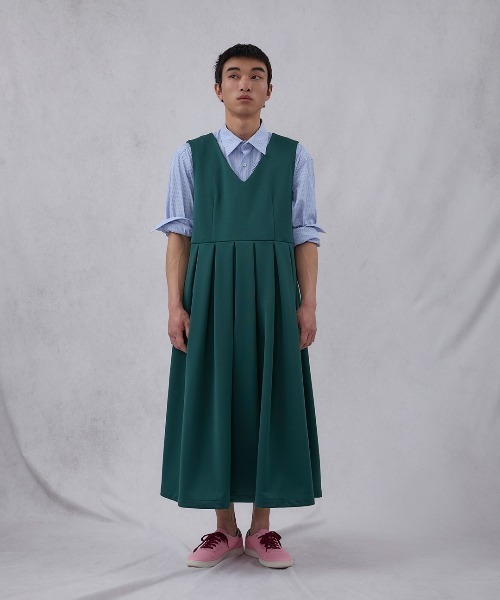 TXA（ティーエックスエー）の「門倉太久斗/22世紀ジェダイ jersey midi dress green（ワンピース・メンズ・グリーン・2/1）」の10枚目の写真