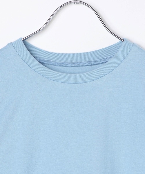 LEPSIM（レプシィム）の「【KIDS】配色フリルフレンチスリーブプルオーバー　578967（Tシャツ/カットソー・キッズ・アイボリー/ライトブルー/チャコールグレー・140/120）」の5枚目の写真