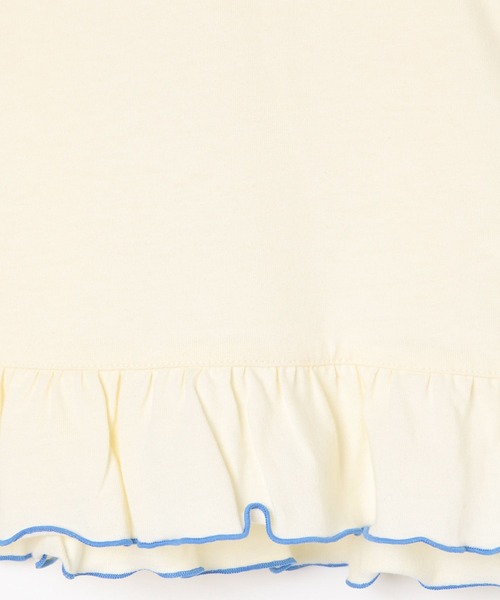 LEPSIM（レプシィム）の「【KIDS】配色フリルフレンチスリーブプルオーバー　578967（Tシャツ/カットソー・キッズ・アイボリー/ライトブルー/チャコールグレー・140/120）」の9枚目の写真