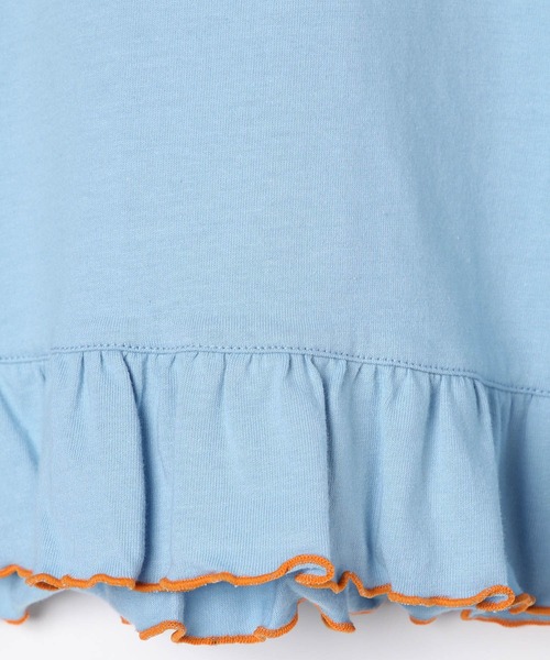 LEPSIM（レプシィム）の「【KIDS】配色フリルフレンチスリーブプルオーバー　578967（Tシャツ/カットソー・キッズ・アイボリー/ライトブルー/チャコールグレー・140/120）」の11枚目の写真