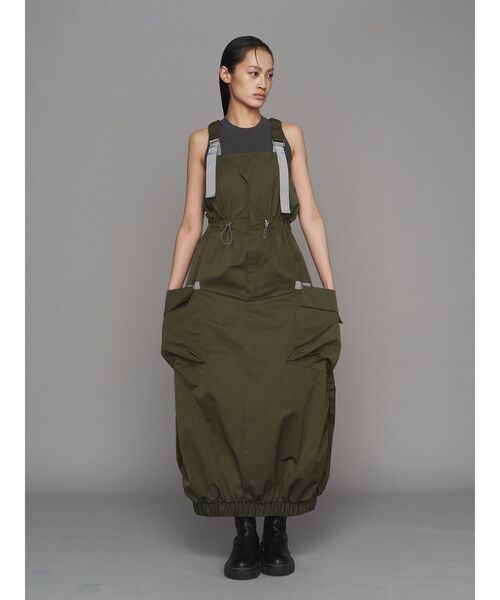 UN3D.(アンスリード)の「COCOON JUMPER DRESS / コクーンジャンパードレス(ワンピース・レディース・カーキ/グレー/ブラック・38/36)」の13枚目の写真