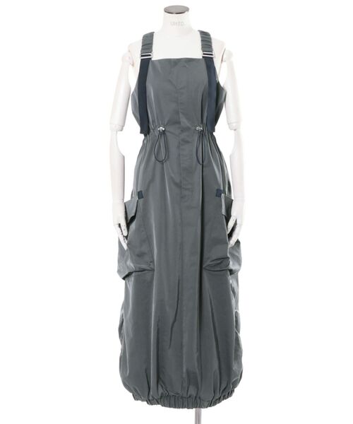 UN3D.(アンスリード)の「COCOON JUMPER DRESS / コクーンジャンパードレス(ワンピース・レディース・カーキ/グレー/ブラック・38/36)」の14枚目の写真