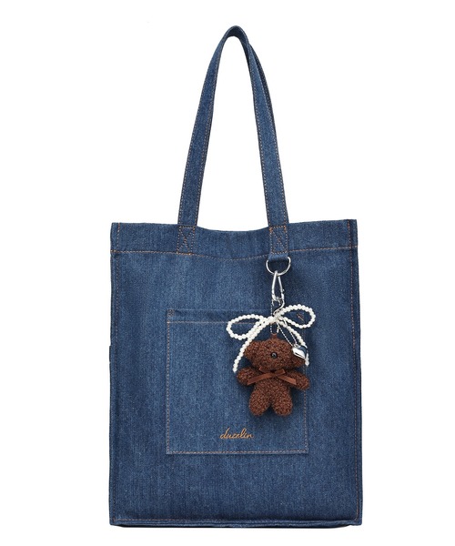 セール】【dazzlin/ダズリン】熊チャーム リボンチャーム付き