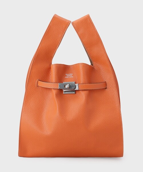 GALLEST（ギャレスト）の「【beautiful people】large market bag（トートバッグ・レディース・グレー/オレンジ・00）」の4枚目の写真