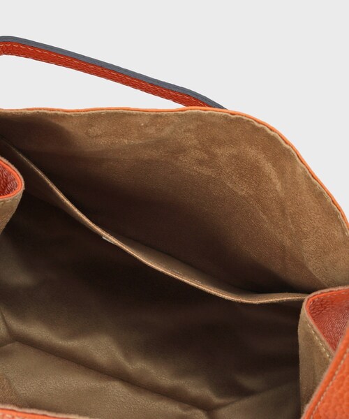 GALLEST（ギャレスト）の「【beautiful people】large market bag（トートバッグ・レディース・グレー/オレンジ・00）」の11枚目の写真