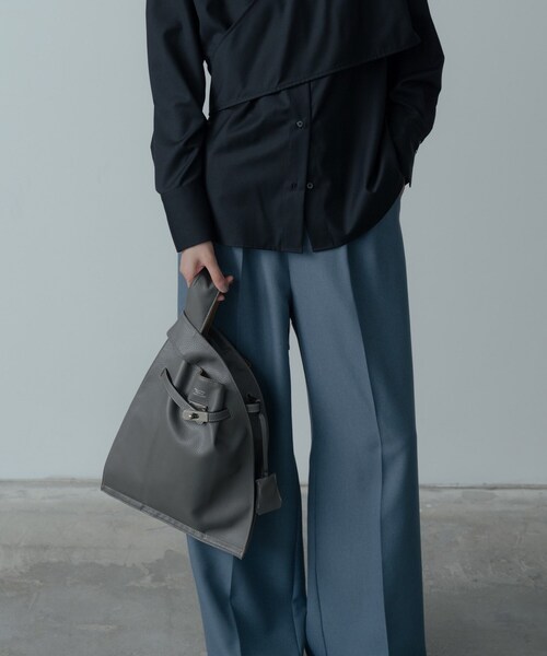 GALLEST（ギャレスト）の「【beautiful people】large market bag（トートバッグ・レディース・グレー/オレンジ・00）」の14枚目の写真