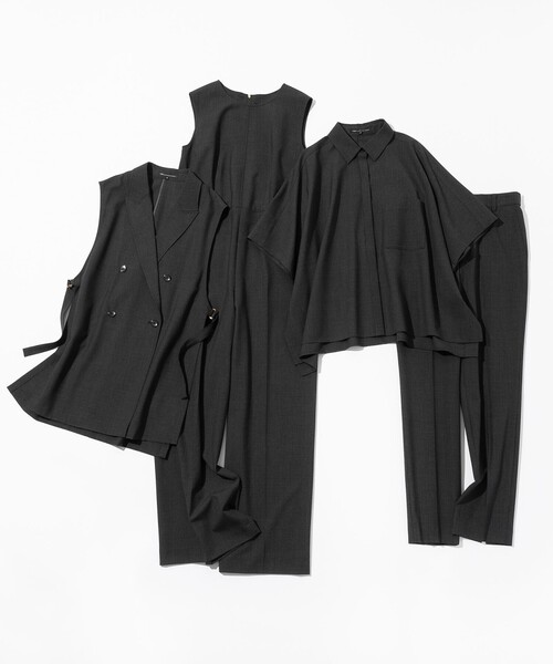 美品23区 定価約2万 2025 TWマットクロスポンチョシルエットシャツ 38 美品23区 定価約2万 2025 TWマットクロスポンチョシルエットシャツ 38