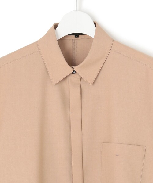 洗える】TWマットクロス ポンチョシルエット シャツ（シャツ/ブラウス