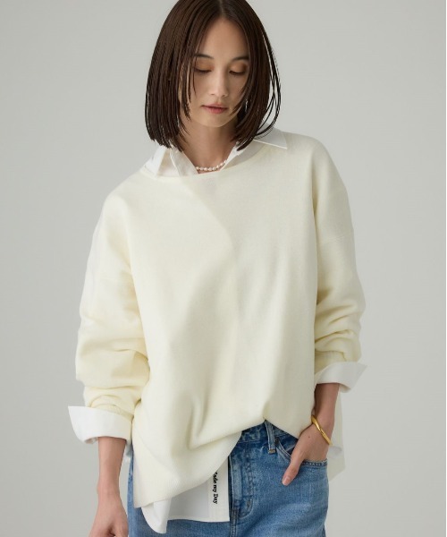 ボートネックポンチョニット（ニット/セーター）｜BABYLONE（バビロン