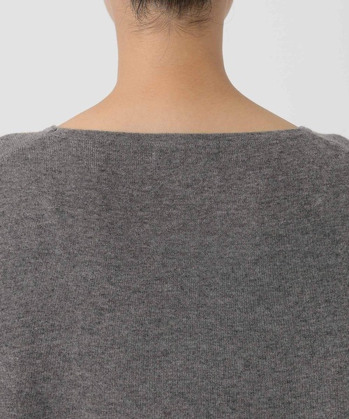 BABYLONE（バビロン）の「ボートネックポンチョニット（ニット/セーター・レディース・ダークブラウン/ベージュ/ブラック/チャコール/ホワイト・フリー）」の19枚目の写真