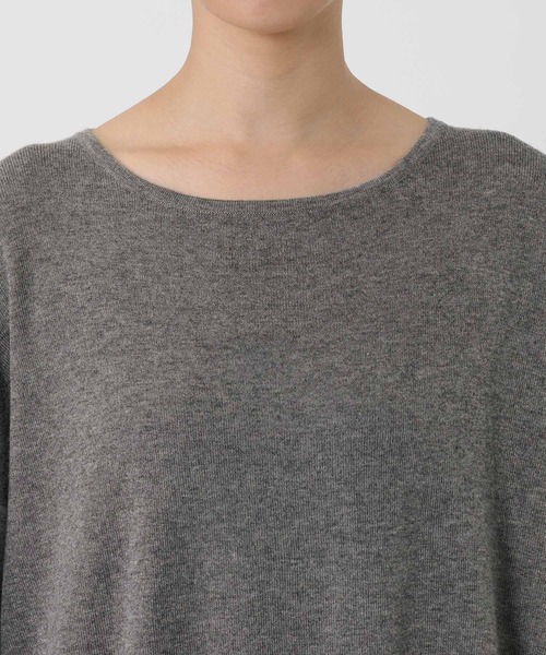 BABYLONE（バビロン）の「ボートネックポンチョニット（ニット/セーター・レディース・ダークブラウン/ベージュ/ブラック/チャコール/ホワイト・フリー）」の20枚目の写真