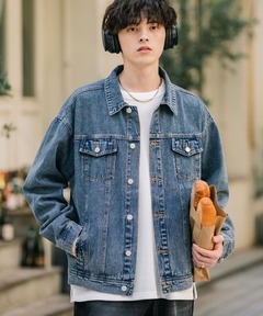 ストレッチデニムジャケット'ALAN Ⅱ'（デニムジャケット