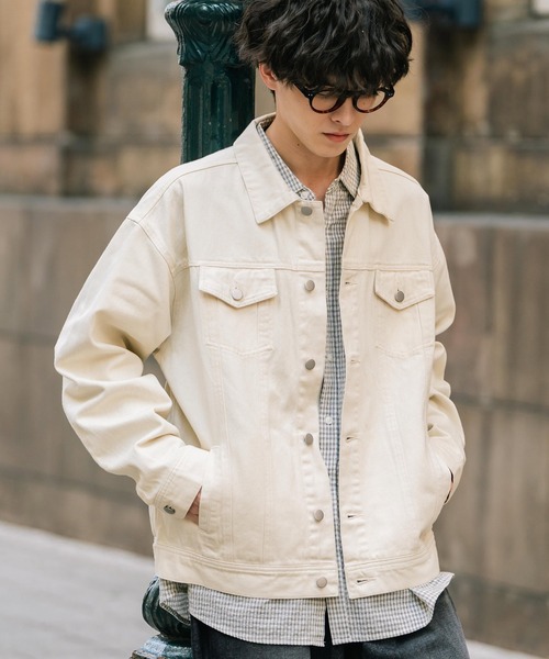 オーバーサイズヴィンテージライク3rdタイプデニムジャケット（デニム