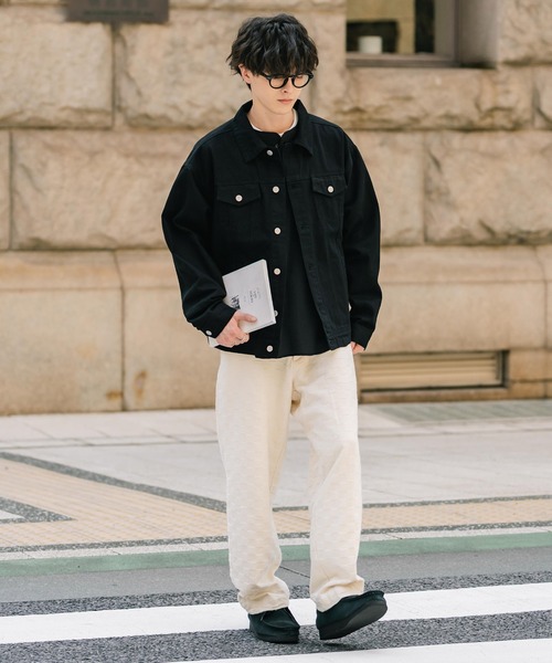 オーバーサイズヴィンテージライク3rdタイプデニムジャケット（デニム