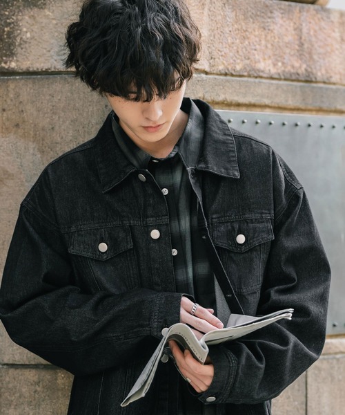 オーバーサイズヴィンテージライク3rdタイプデニムジャケット（デニム