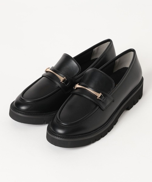 GLOBAL WORK（グローバルワーク）の「エアかるタンクソールローファー/577725（ローファー・レディース・ブラック系/ベージュ系5/ブラック系9・M(23.5cm)/L(24.5cm)）」の3枚目の写真