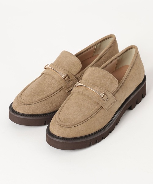 GLOBAL WORK（グローバルワーク）の「エアかるタンクソールローファー/577725（ローファー・レディース・ブラック系/ベージュ系5/ブラック系9・M(23.5cm)/L(24.5cm)）」の6枚目の写真