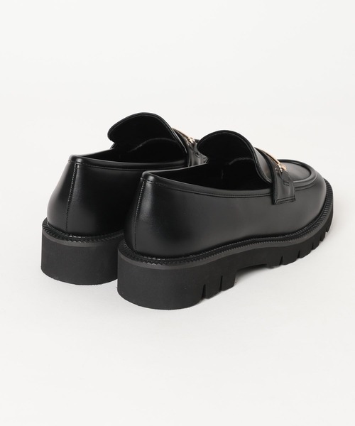 【期間限定SALE❗️】grape 靴 ローファー Luca Grossi ローファー カーフガラスレザー×EVA厚底ビット