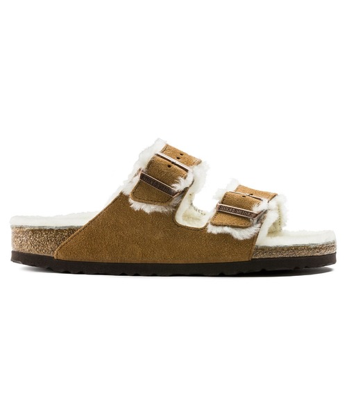 BIRKENSTOCK(ビルケンシュトック)の「【公式】ビルケンシュトック Arizona Shearling/アリゾナ シアリング スエードレザー(サンダル・メンズ・ライトブラウン・22.5cm【ナロー幅】/25cm【ナロー幅】/24.5cm【ナロー幅】)」の3枚目の写真