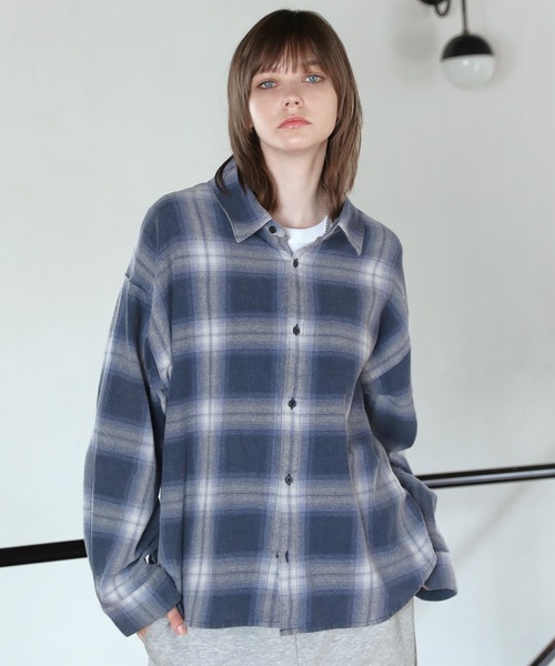 ヴィンテージ加工アソートオンブレチェックシャツ（シャツ/ブラウス