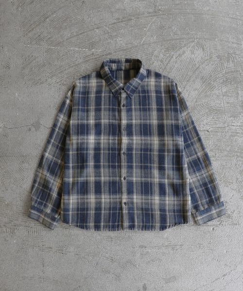 ヴィンテージ加工アソートオンブレチェックシャツ（シャツ/ブラウス