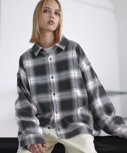 ヴィンテージ加工アソートオンブレチェックシャツ（シャツ/ブラウス