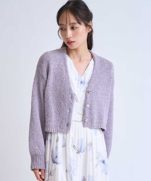 NOELA（ノエラ）の「ボレロカーデ（カーディガン/ボレロ・レディース・ベージュ/ブラウン/ラベンダー・フリー）」の4枚目の写真
