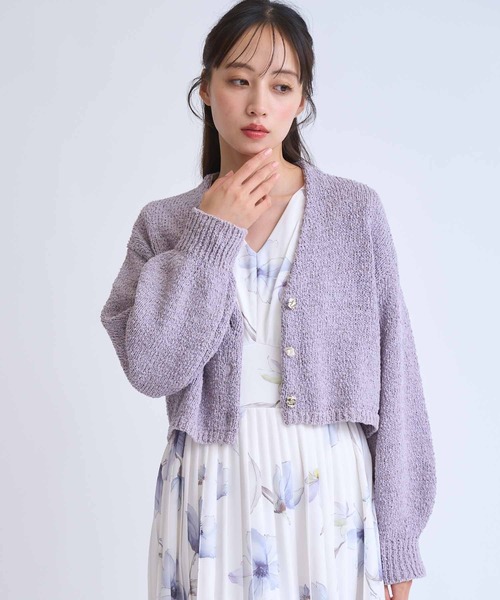 NOELA（ノエラ）の「ボレロカーデ（カーディガン/ボレロ・レディース・ベージュ/ブラウン/ラベンダー・フリー）」の5枚目の写真
