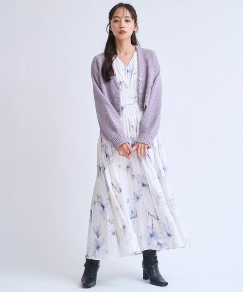 NOELA（ノエラ）の「ボレロカーデ（カーディガン/ボレロ・レディース・ベージュ/ブラウン/ラベンダー・フリー）」の10枚目の写真