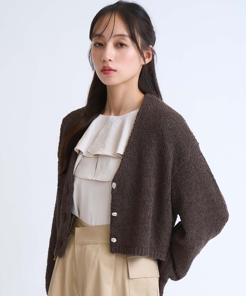 NOELA（ノエラ）の「ボレロカーデ（カーディガン/ボレロ・レディース・ベージュ/ブラウン/ラベンダー・フリー）」の13枚目の写真
