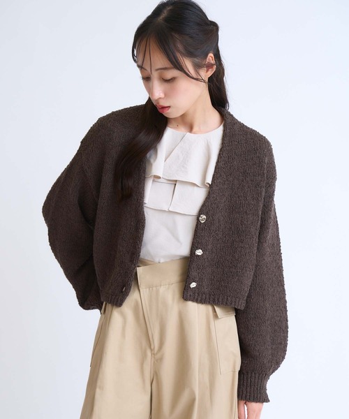 NOELA（ノエラ）の「ボレロカーデ（カーディガン/ボレロ・レディース・ベージュ/ブラウン/ラベンダー・フリー）」の15枚目の写真