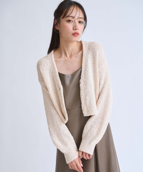 NOELA（ノエラ）の「ボレロカーデ（カーディガン/ボレロ・レディース・ベージュ/ブラウン/ラベンダー・フリー）」の18枚目の写真