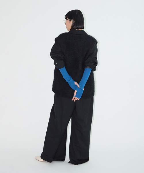 CITYSHOP（シティーショップ）の「ROUTINE CREW NECK RIB TOP：ニット（ニット/セーター・レディース・ブラック/グレー/ブルー系その他・FREE）」の14枚目の写真