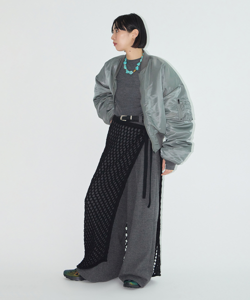 CITYSHOP（シティーショップ）の「ROUTINE CREW NECK RIB TOP：ニット（ニット/セーター・レディース・ブラック/グレー/ブルー系その他・FREE）」の15枚目の写真